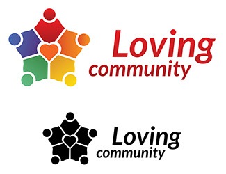 Projekt graficzny logo dla firmy online Loving community